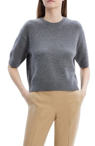 Short Sleeve Cashmere Sweater