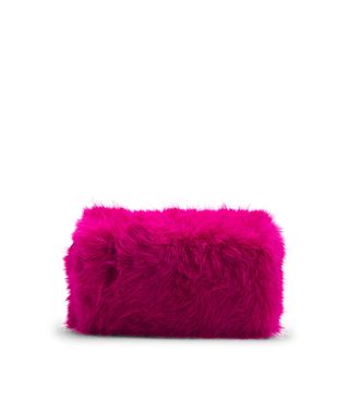 Naomi X Boss Clutch Bag in Faux Fur