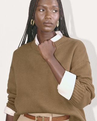 The Boxy Sweater in Everyday Cotton