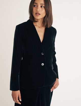 Black Velvet Blazer