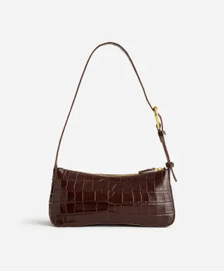 madewell, The Sculptural-Buckle Shoulder Bag