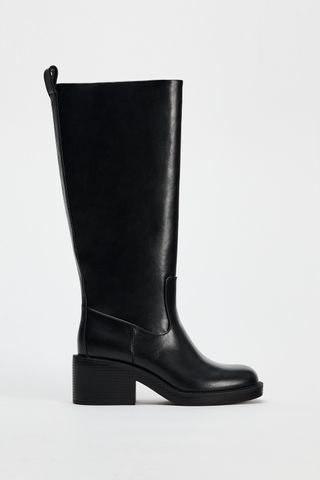 Wide Heeled Boots