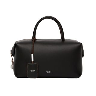 Shiny Leather Satchel Bag