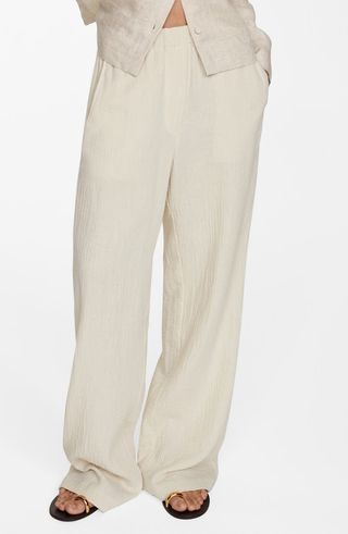 Gauzy Wide Leg Pants