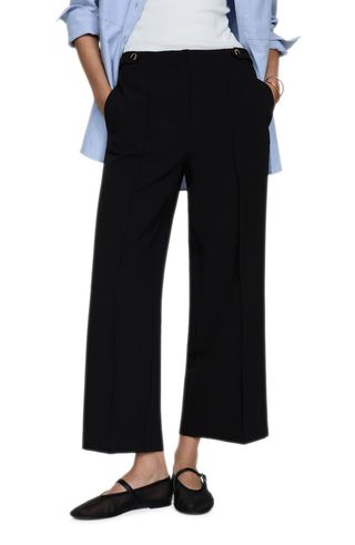 Straight Leg Ankle Pants