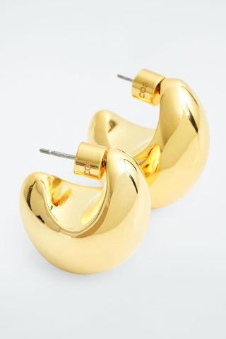 Curved Domed Earrings