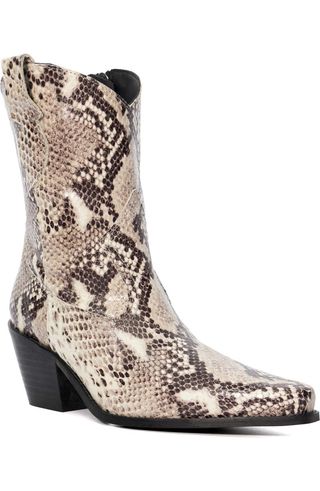 Pardner Snakeskin Embossed Western Boot