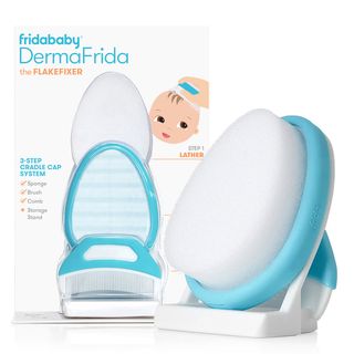 Dermafrida the Flakefixer Cradle Cap System - Sponge, Brush and Comb