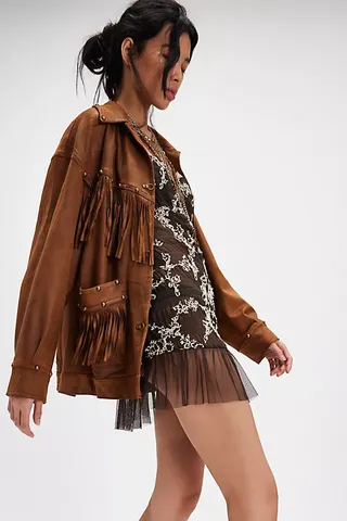 We the Free Knox Vegan Fringe Jacket