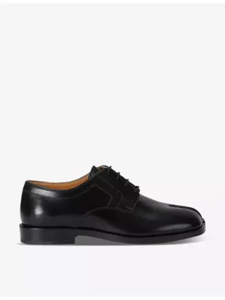 Tabi Lace-Up Leather Shoes