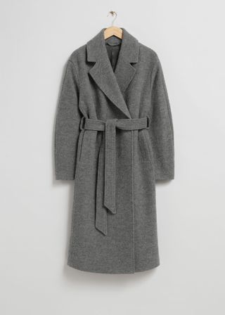 & Other Stories, Voluminous Belted Wool Coat