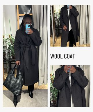 & Other Stories Belted Wool Coat