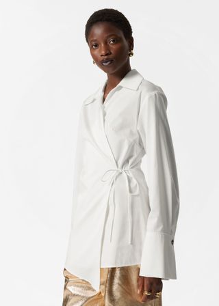 & Other Stories, Cotton Wrap Shirt