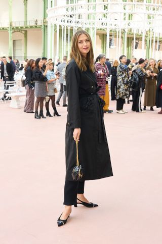 Maria Sharapova at the spring summer 2025 Chanel show in Paris at the Grand Palais.