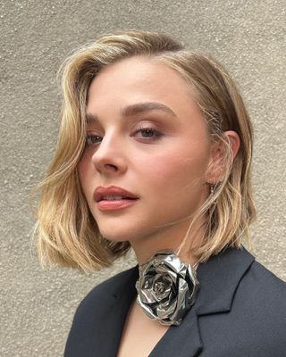 Chloe Grace Moretz with an inverted bob.