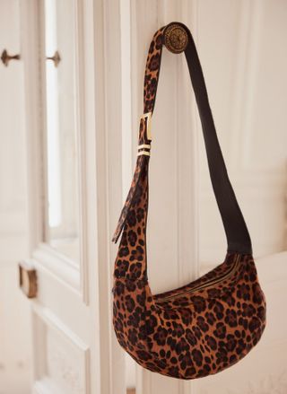 Leopard Print Sling Bag