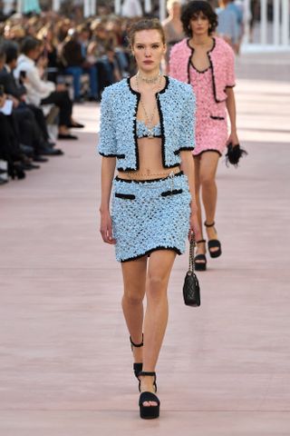 Chanel spring summer 2025 blue co-ord