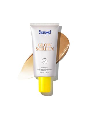 Supergoop! Glowscreen Spf 40, Golden Hour (bronze Glow) - 1.7 Fl Oz - Glowy Primer + Broad Spectrum Sunscreen - Helps Filter Blue Light - Boosts Hydration W/hyaluronic Acid, Vitamin B5 & Niacinamide