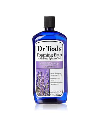 Dr Teal's Foaming Bath With Pure Epsom Salt, Soothe & Sleep With Lavender, 34 Fl Oz (packaging May Vary)