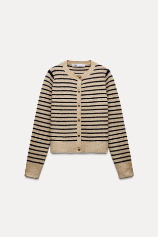 Striped Knit Cardigan