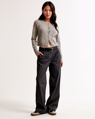 A&f Sloane Low Rise Tailored Twill Pant