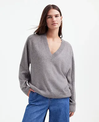 madewell, Cashmere V-Neck Sweater