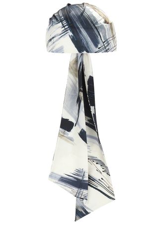 Eugenia Kim, Gigi Headscarf in Ivory, Beige, & Navy