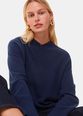 Cashmere V Neck Knit