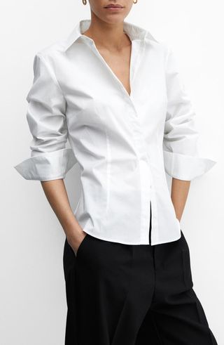 Fitted Button-Up Shirt