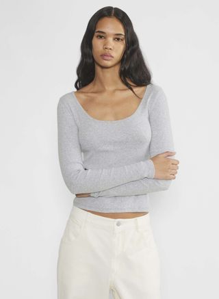 Aritzia, TNA Homestretch Scoopneck Longsleeve