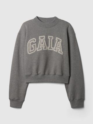 Gap x Cult Gaia, Cropped Logo Sweatshirt