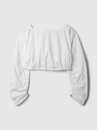 Gap x Cult Gaia, Ruched Cropped Top