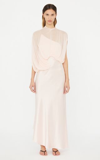 Cumulus Silk Midi Dress