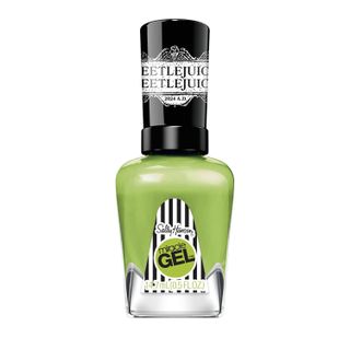 Sally Hansen, Sally Hansen Miracle Gel™, Beetlejuice Bio Exorcist​, Long Lasting, Gel-Like Formula, No Uv Lamp Needed, Green Nail Polish