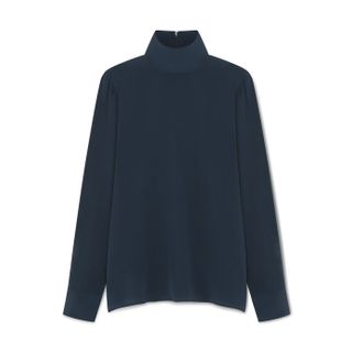 G. Label by Goop Silk Turtleneck