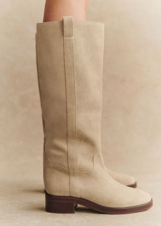 Bridget Low Boots - Sandstone - Bovine Leather - Sézane