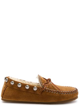 Fitza Embellished Suede Loafers