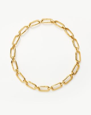 Zenyu Link Chunky Chain Choker | 18ct Gold Plated