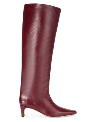 Staud, Wally 55MM Leather Boots