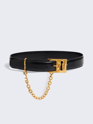 schiaparelli, GUSSET CHAIN KEYHOLE BELT