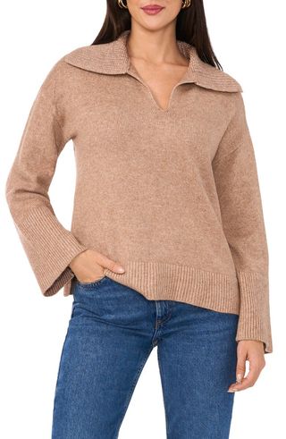 Wide Collar Sweater