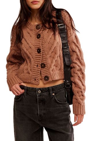 Bonfire Cable Knit Cardigan