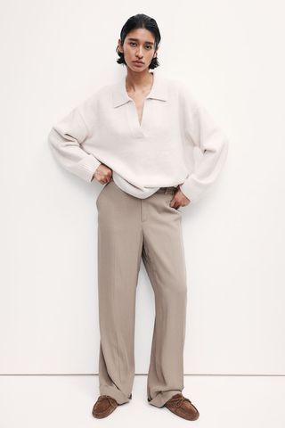 Tailored Turn-Up Trousers