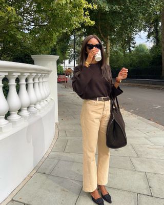 neutral office outfit