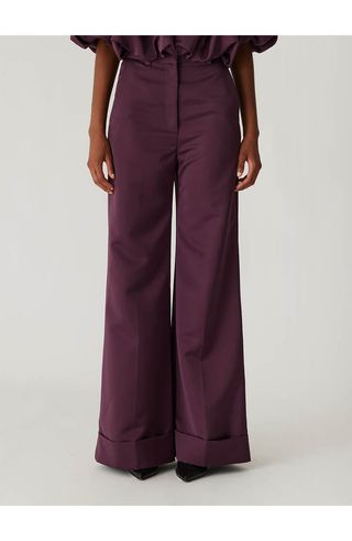 Techy Sateen Wide Leg Pant