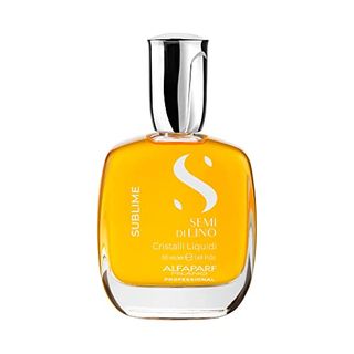 Alfaparf Milano Semi Di Lino Sublime Cristalli Liquidi Hair Oil Serum With Thermal Protection - Anti Frizz Hair Serum & Smoothing Heat Protectant Spray With Vitamin E for Frizzy Hair (1.69 Oz / 50 Ml)