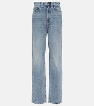 Albi High-Rise Straight Jeans