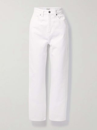 Shalbi High-Rise Straight-Leg Jeans