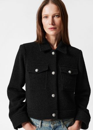 & Other Stories, Buttoned Bouclé Jacket