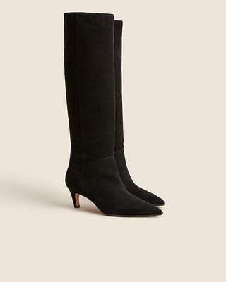 New Stevie Knee-High Pull-On Boots in Suede